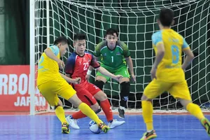 SS.Khánh Hòa vượt qua Sahako sau chiến thắng trước Cao Bằng. Ảnh: ANH TRẦN