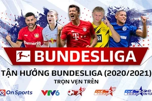 Giải Bundesliga sẽ được phát sóng trực tiếp trên nhiều kênh truyền hình tại Việt Nam. Ảnh: Next Media