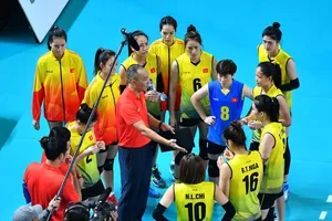 Đội tuyển bóng chuyền nữ VIệt Nam từng giành HCB tại SEA Games 30-2019.