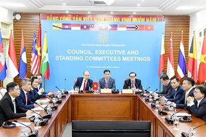 Đại diện Tổng cục TDTT và Uỷ ban Olymic Việt Nam họp trực tuyến với Liên đoàn thể thao Đông Nam Á.