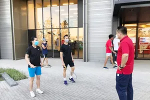 Thuỳ Linh và Tiến Minh đã trở về địa phương sau Olympic. Ảnh: T.S