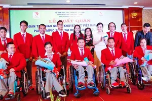 Các VĐV thể thao khuyết tật Việt Nam lên đường tham dự Paralympic 2020.