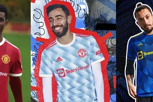 Mẫu áo đấu mới của CLB Man.United.