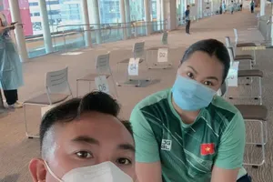 Tuyết Loan và Ngọc Hùng. Ảnh: HÙNG HẢI