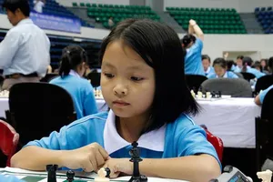 Kỳ thủ Nguyễn Lê Cẩm Hiền.