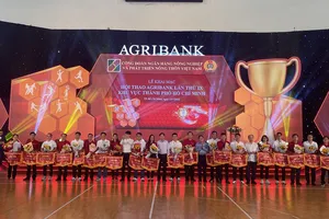 Hội thao Ngân hàng Nông nghiệp và Phát triển Nông thôn Việt Nam. Ảnh: THANH HẢI