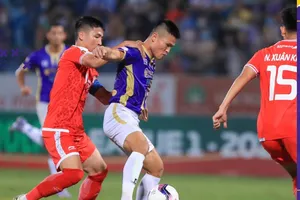 Chiến thắng trước Viettel đã giúp CLB Hà Nội tiến gần với ngôi vô địch. Ành: HNFC