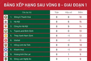 CLB TPHCM trở lại cuối bảng sau vòng 8 V-League 2023