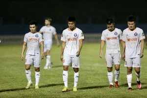 Đà Nẵng chia tay V-League sau hành trình 20 năm. Ảnh: DŨNG PHƯƠNG