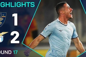 Lecce vs Lazio 1-2: Frederic Guilbert bị thẻ đỏ, Valentin Castellanos mở bàn trên chấm penalty, Tete Morente gỡ hoà nhưng Adam Marusic chốt hạ chiến thắng