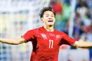 Tiền đạo Bùi Vĩ Hào sẽ là trụ cột của U22 Việt Nam tham dự SEA Games 2025. 