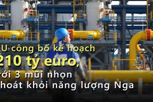 EU công bố kế hoạch 210 tỷ euro, với 3 mũi nhọn thoát khỏi năng lượng Nga 