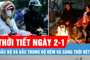 Bắc bộ và Bắc Trung bộ đêm và sáng trời rét