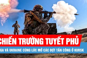 Nga và Ukraine cùng lúc mở các đợt tấn công trên chiến trường tuyết phủ ở Kursk