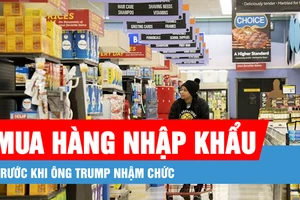 Người Mỹ tranh thủ mua hàng nhập khẩu trước khi ông Trump nhậm chức