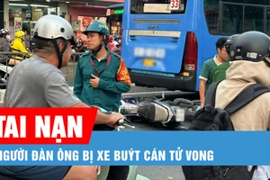 Người đàn ông bị xe buýt cán tử vong khi 2 xe máy va chạm với nhau