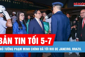 Bản tin tối 5-7: Thủ tướng Phạm Minh Chính đã tới Rio de Janeiro, Brazil