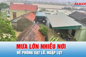 Podcast bản tin trưa 29-9: Mưa lớn nhiều nơi, đề phòng sạt lở, ngập lụt