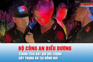 Podcast bản tin tối 6-10: Bộ Công an biểu dương thành tích bắt giữ đối tượng gây trọng án tại Đồng Nai