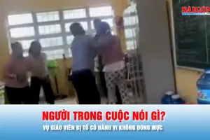 Podcast bản tin ANTT 28-10: Vụ giáo viên bị tố có hành vi không đúng mực: Người trong cuộc nói gì?