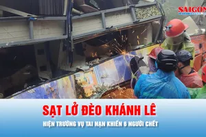 Podcast bản tin tối 17-11: Hiện trường vụ sạt lở đèo Khánh Lê khiến 6 người thiệt mạng