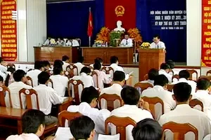 Hội đồng nhân dân huyện Cái Nước. Ảnh: ctvcamau.vn