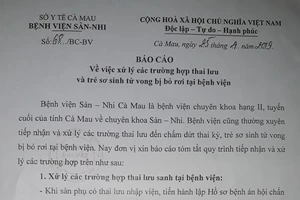 Khu vực chôn xác thai nhi trong khuôn viên Nhà máy xử lý rác thải