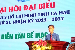 Anh Nguyễn Hoàng Đạo tái đắc cử Bí thư Tỉnh đoàn Cà Mau