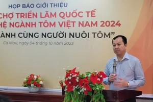 Hơn 250 gian hàng tham gia Hội chợ Triển lãm quốc tế công nghệ ngành tôm 