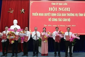 Bạc Liêu: Điều động, bổ nhiệm hàng loạt cán bộ lãnh đạo chủ chốt