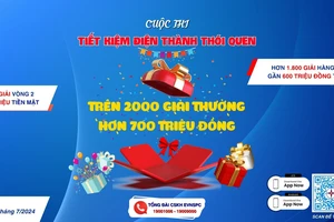 Gần 730 triệu đồng tiền thưởng dành cho khách hàng tham gia cuộc thi “Tiết kiệm điện thành thói quen”