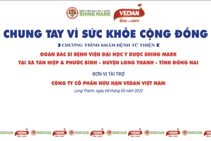  Vedan Việt Nam tiếp nối hành trình “Love & Care” bằng hoạt động chăm sóc sức khỏe cộng đồng