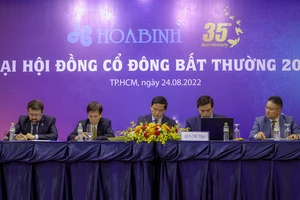 Đại hội đồng cổ đông bất thường 2022: Cổ đông HBC đồng thuận 100% các nội dung tờ trình 