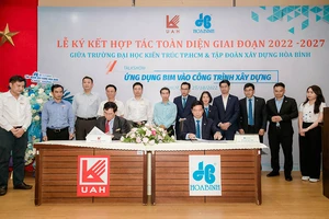 Tập đoàn Xây dựng Hòa Bình ký kết hợp tác toàn diện với Đại học Kiến trúc TPHCM