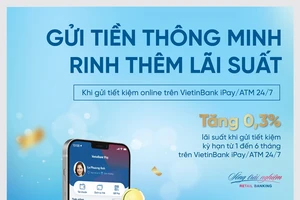 VietinBank tiếp tục ưu đãi cộng thêm 0,3% lãi suất cho khách hàng gửi tiết kiệm online