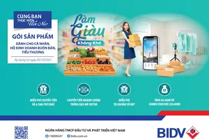 BIDV ra mắt gói sản phẩm toàn diện dành riêng cho khách hàng tiểu thương