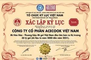 Hảo Hảo lập kỷ lục sản phẩm mì ăn liền được tiêu thụ nhiều nhất Việt Nam 