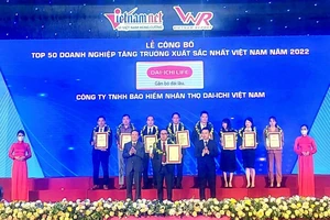 Dai-ichi Life Việt Nam - “Top 50 Doanh nghiệp tăng trưởng xuất sắc nhất Việt Nam” 