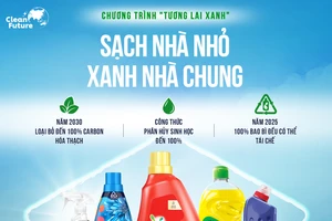 Unilever Việt Nam phát động chiến dịch “Tương lai xanh” đối với ngành hàng Chăm sóc Gia đình