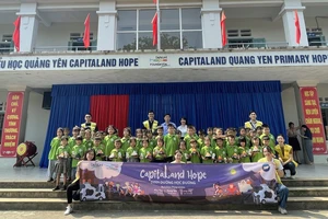 Chương trình dinh dưỡng học đường tại một trong bốn điểm trường CapitaLand Hope