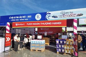 Gian hàng WinCommerce tại Lễ hội cá tra 2022