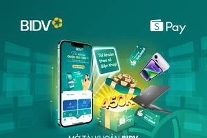 Nhận ngay 450.000 đồng khi mở tài khoản BIDV trên Shopee