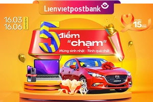 Lienvietpostbank: 5 điểm “chạm” rinh quà chất - mừng sinh nhật 15 năm