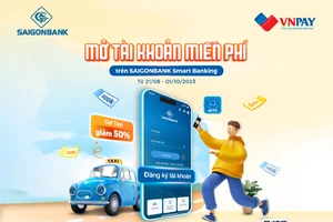 Mở tài khoản miễn phí và nhận nhiều quà tặng trên SAIGONBANK Smart Banking