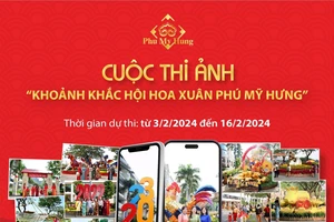 Công bố cuộc thi ảnh “Khoảnh khắc Hội hoa Xuân Phú Mỹ Hưng”