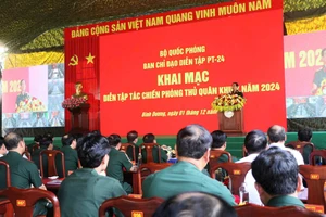 Khai mạc diễn tập tác chiến phòng thủ Quân khu 7 năm 2024