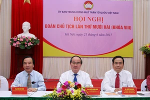 Hội nghị Đoàn Chủ tịch Ủy ban TƯ MTTQ Việt Nam chiều 21-6