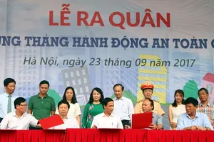 Các Sở GD-ĐT phía Bắc ký cam kết giáo dục an toàn giao thông