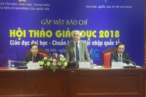 Họp báo về hội thảo giáo dục 2018