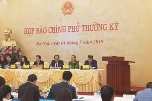 Họp báo Chính phủ chiều 1-3